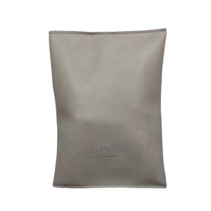 Cosmetic Pouch Business Class Travel Amenity Kit Snap Closure Gray